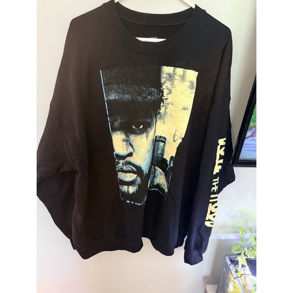 Vintage 90s Style Ice Cube Boys N Tha Hood Graphic Rap Crewneck Pullover XL